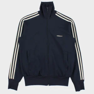 Vintage Y2K 00s Adidas Originals Heavyweight 3-Stripe Funnel-Neck Track Jacket - M