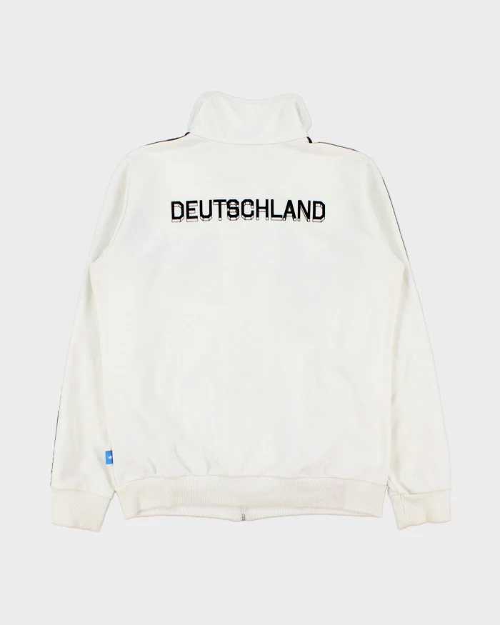 Vintage '1990 Adidas Originals Germany Fussball-Bund FIFA World Cup Football Reissue Track Jacket - L - Billede 3